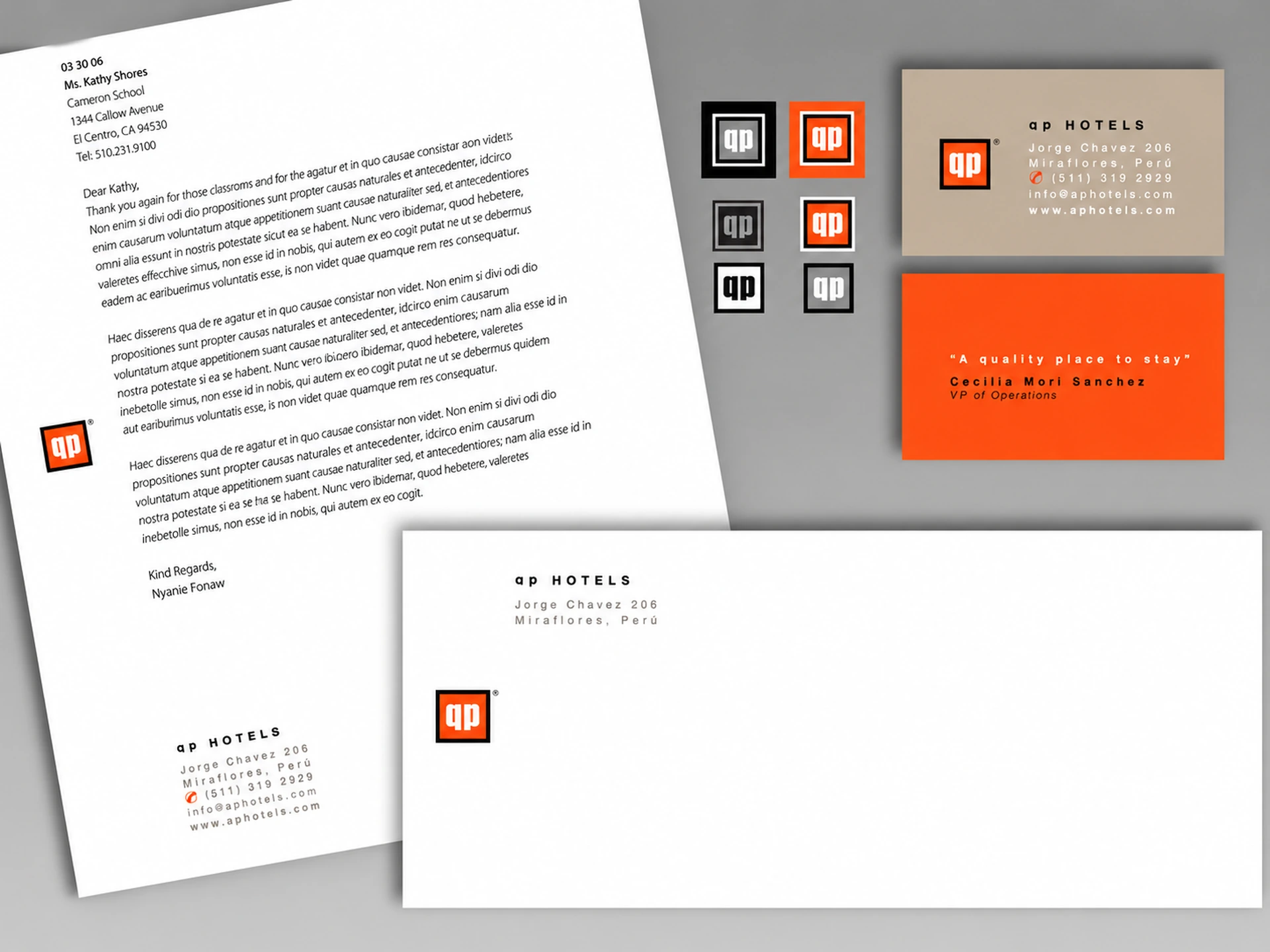 Logo design and stationery system