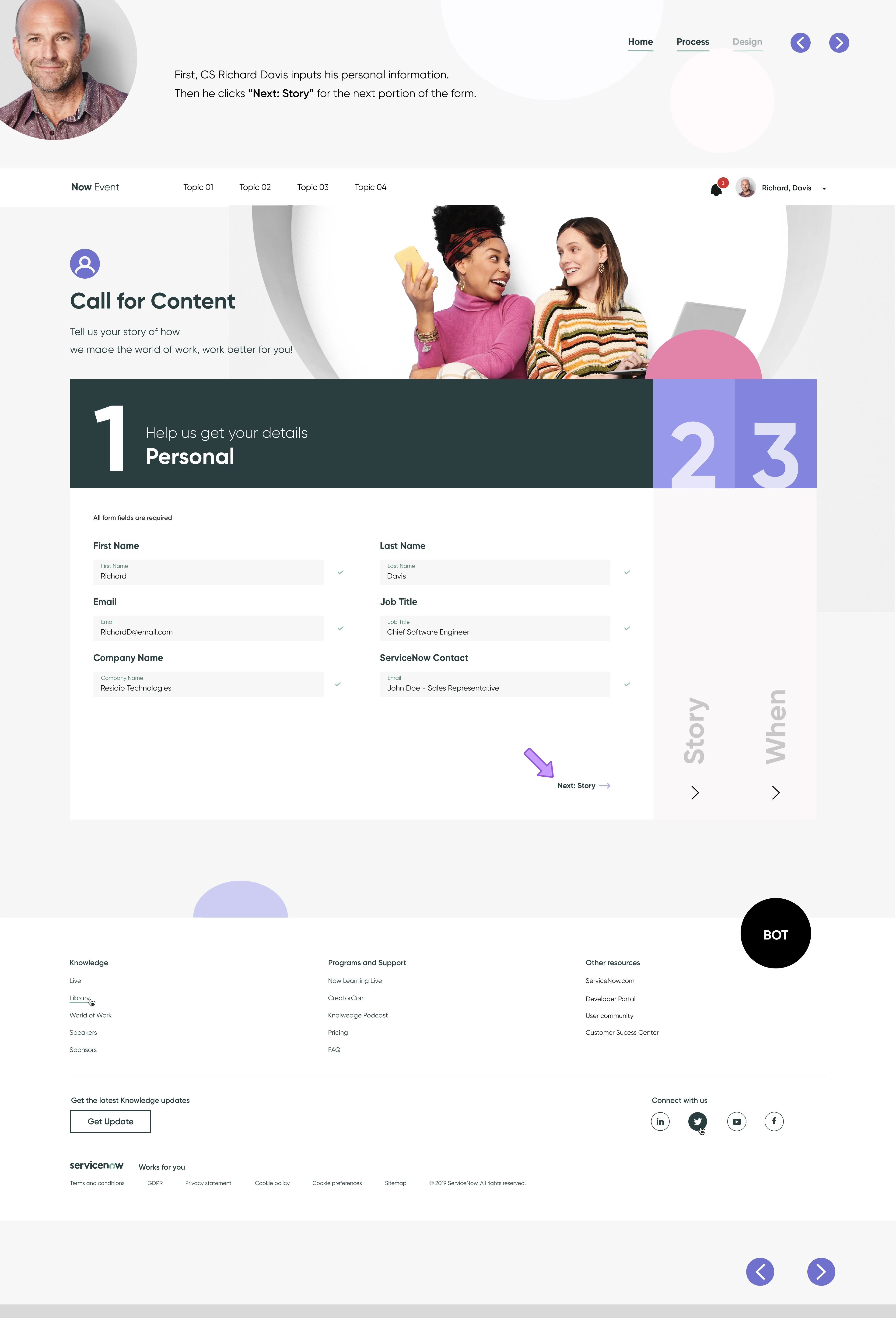 Call for content