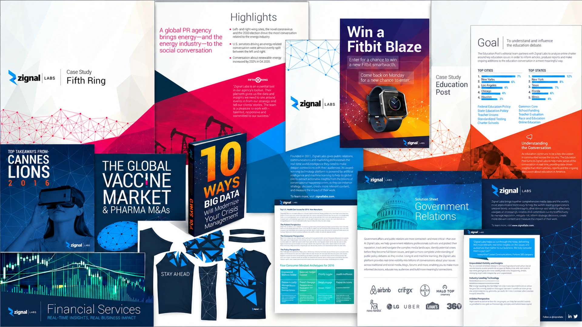 Zignal's marketing collateral